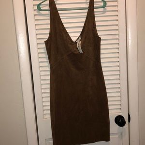Vegan Suede Dress